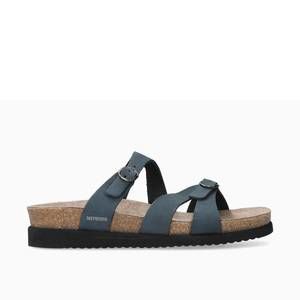 NEW MEPHISTO women's hannel sandal in navy